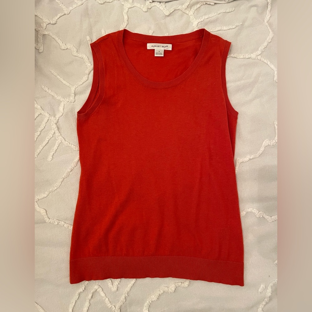 vintage knit tank top